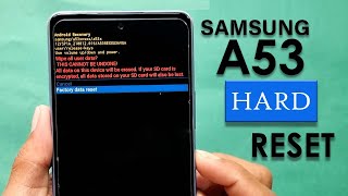 Samsung Galaxy A53 5g Hard Reset | Factory Reset Samsung A53 5g | Samsung A53 Screen Lock Remove |