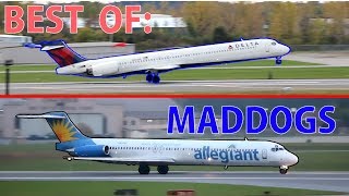 BEST OF MADDOGS! MD-80 and MD-90 planespotting!