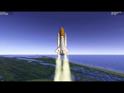 Stock Atlantis launch to ISS and return to KSC // Orbiter 2016 video tutorial