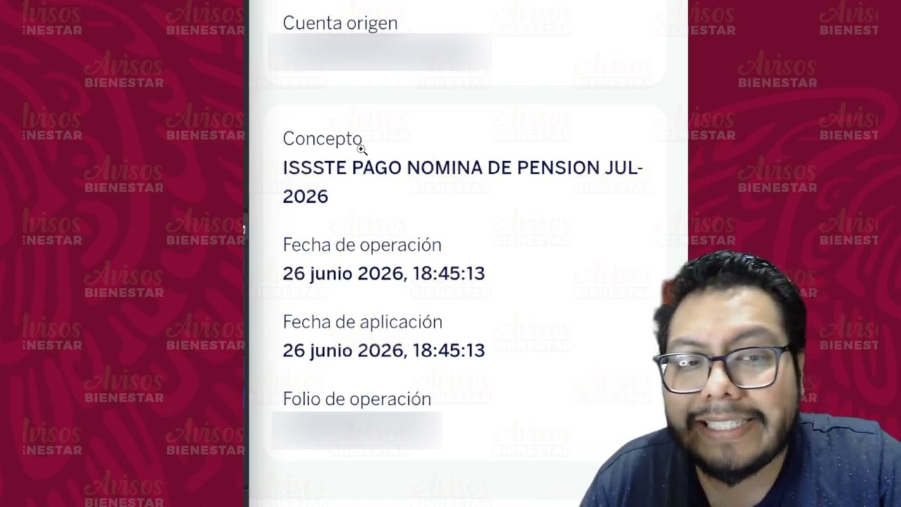 ¡YA ESTA EL PAGO DE LA PENSION DE JULIO 2026! adultos mayores pensionsados y jubilados de issste