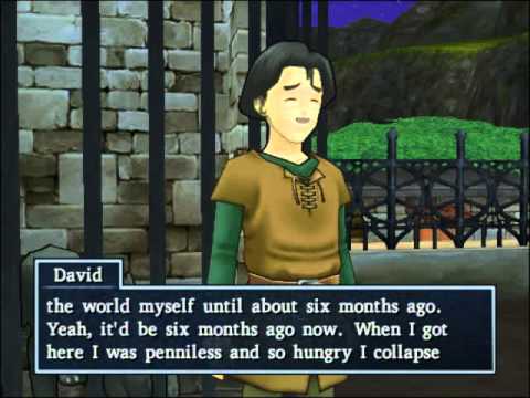 108 Dragon Quest 8 Cut-scene - David Feeds Sir Leopold in Arcadia