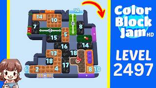 Solution du Niveau 2497 de Color Block Jam