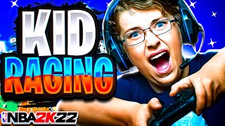 THIS 10 YEAR OLD RAGER MUST BE STOPPED in 3v3 OLD GYM NBA 2K22 | BEST DRIBBLE MOVES & BADGES 2K22