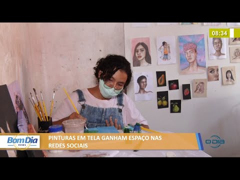 Pinturas em tela ganham espaço nas redes sociais 20 09 2021