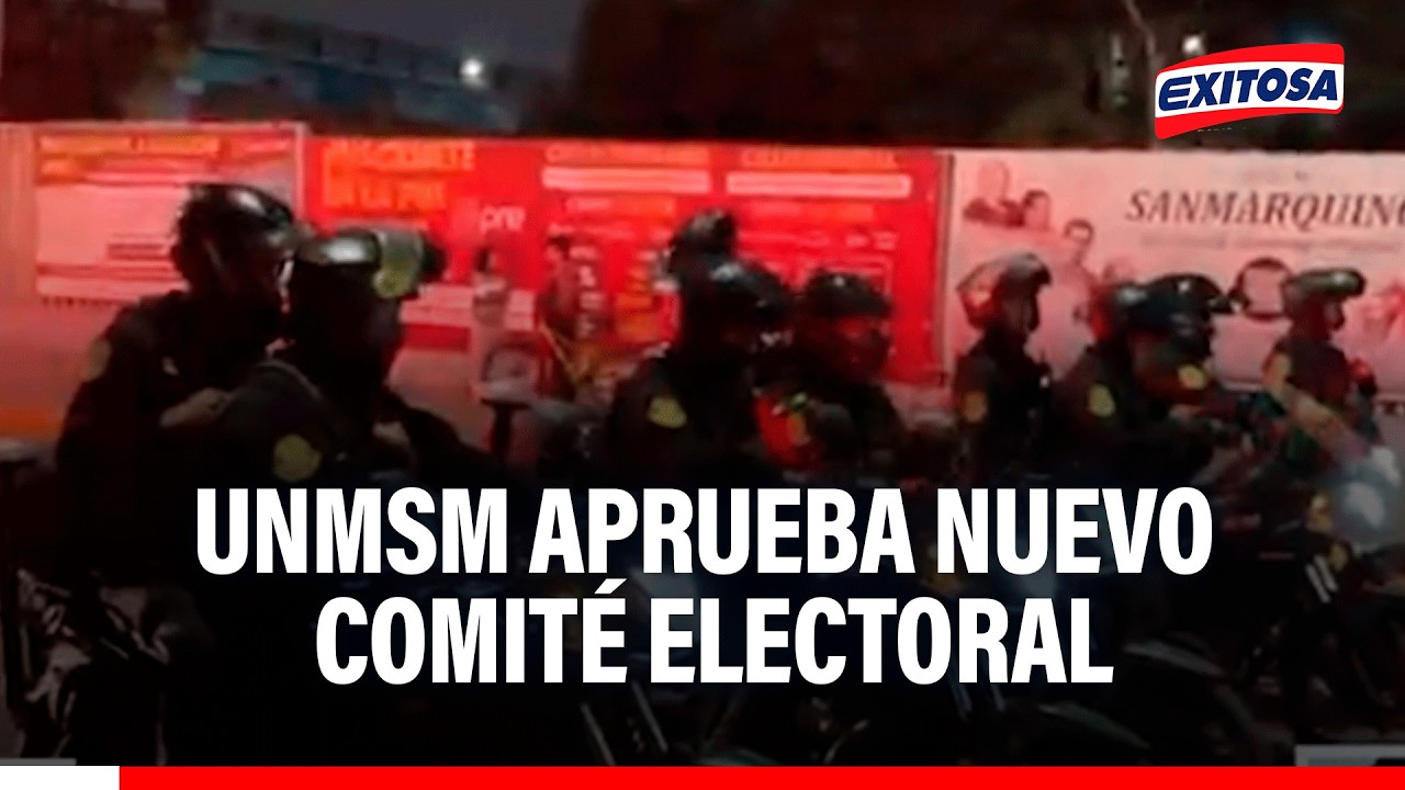 🔴🔵UNMSM conforma nuevo comité electoral tras renuncia del anterior