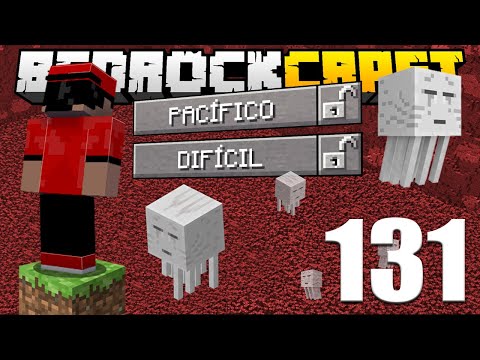 Criando o MODO PACÍFICO no Nether no Minecraft - Bedrock Craft #131