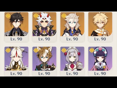 8 Level 90 Geo Characters VS Spiral Abyss Floor 12 (Shenhe Release) - Genshin Impact