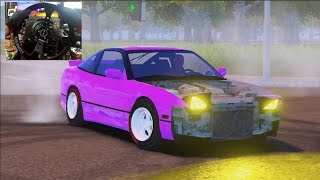 Jidousha Shakai PC Beta! GoPro CUSTOMIZATION ON POINT!!! - 240sx Build! | SLAPTrain