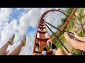 ALL NEW Iron Menace DIVE Roller Coaster 4K POV Dorney Park Pennsylvania No Copyright
