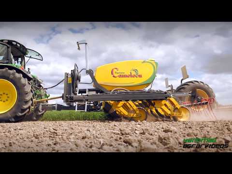 Soja säen 2018 | System Cameleon | Gothia Redskap | John Deere