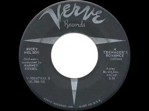 1957 HITS ARCHIVE: A Teenager’s Romance - Ricky Nelson (a #2 record)