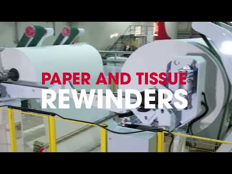 A.Celli E-WIND® Paper and Tissue Rewinders: Short Video