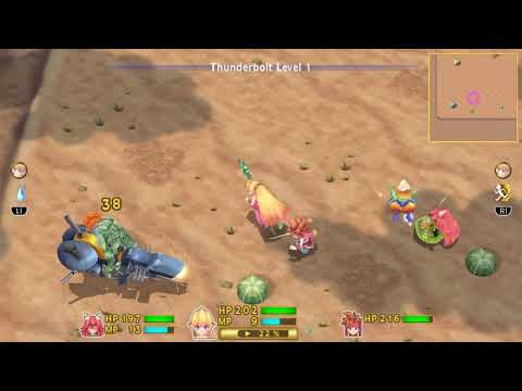 Secret of Mana Remake PS4 Geshtar Mech Rider 1 Boss Fight