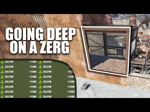 SNEAKING INTO a ZERGS BASE while THEY WERE RAIDING | Rust Solo Survival (2 of 4)