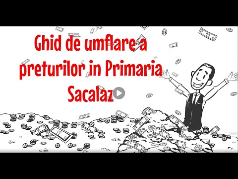 Ghid de umflare a prețurilor în Primăria Săcălaz