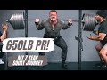 Would You Train Hard For 7 Years To Only Gain 1lb On Your Squat a Month? | 650lb Lifetime Squat PR!