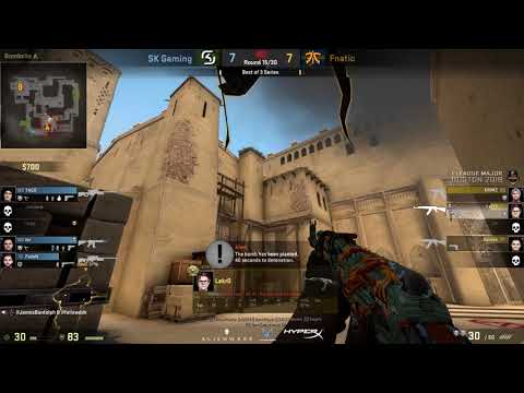 Fnatic Lekr0 Ace vs Sk on Mirage / Boston Major 2018