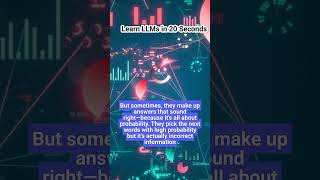 Learn LLMs in 20s Series: Why Does AI Hallucinate?  #ai #artificialintelligence