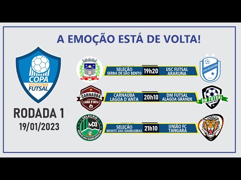 Copa ArarunaTV de Futsal 2023 - 19/01/2023