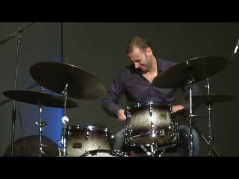 Elio Coppola drum solo introducing Shawnn Monteiro @ Eddie Lang Jazz Festival 2012