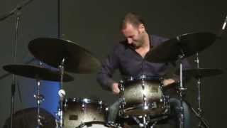 Elio Coppola drum solo introducing Shawnn Monteiro @ Eddie Lang Jazz Festival 2012