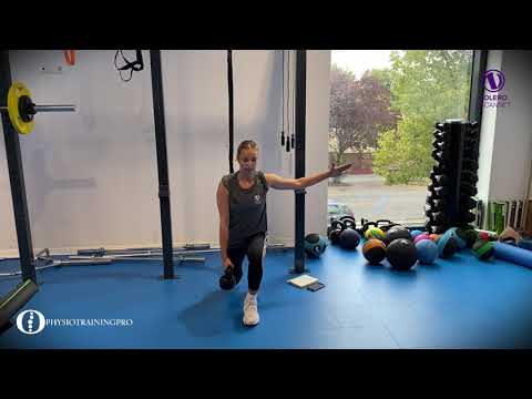 TRX 1KB bulgarian split squat