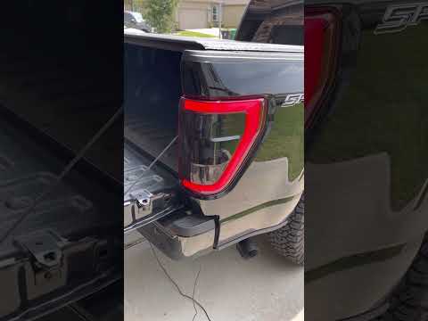 Morimoto XB Tail lights Red vs Smoked on 2022 Ford F-150