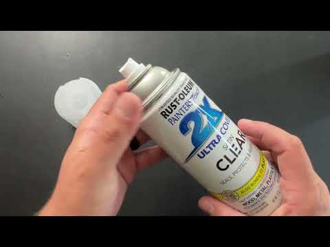 Rust-Oleum 249087 Painter's Touch 2X Ultra Cover Spray Paint, 12 oz, Matte Clear