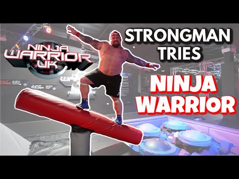 Strongman Tries Ninja Warrior | Ft Eddie Hall