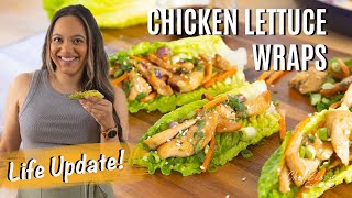 Chicken Lettuce Wraps | Cook with Me - Life Update | Chicken Recipes | Chef Zee Cooks