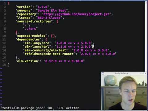 Writing a unit test in Elm