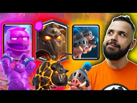 3 DECK in Ladder , Mastino Lavico, Maiali Royale e Reclute - CLASH ROYALE