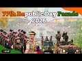 India S 77th Republic Day Parade LIVE गणतंत्र दिवस समारोह From Kar
