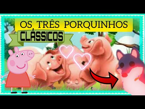 História Animada em desenho - Os Três Porquinhos! Leitura divertida para as crianças!