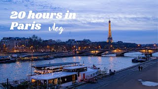 パリ20時間弾丸旅行🇫🇷 | 家族と再会・美術館・ビストロ・クリスマスマーケット