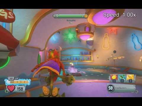 PvzGW2 - taking out 500 HP teleporter with one husk hop