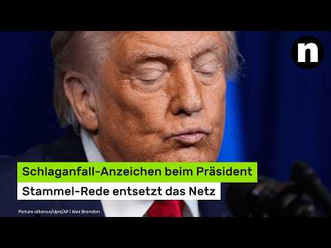 Donald Trump ill: President shows signs of stroke - stammering speech shocks the internet