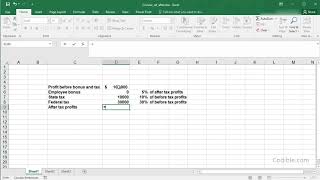 Download the video "Using Excel Circular References To Do Calculations"