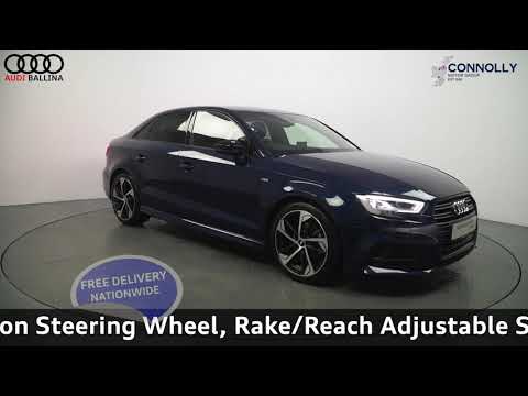 CMG AUDI BALLINA 191D24925 AUDI A3 SALOON BLACK EDITION AUTO DIESEL,BLUE