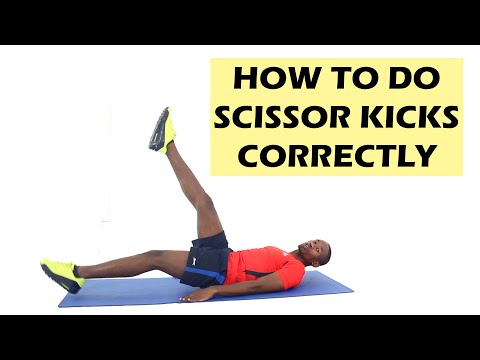 How to Do Scissor Kicks Exercise Correctly