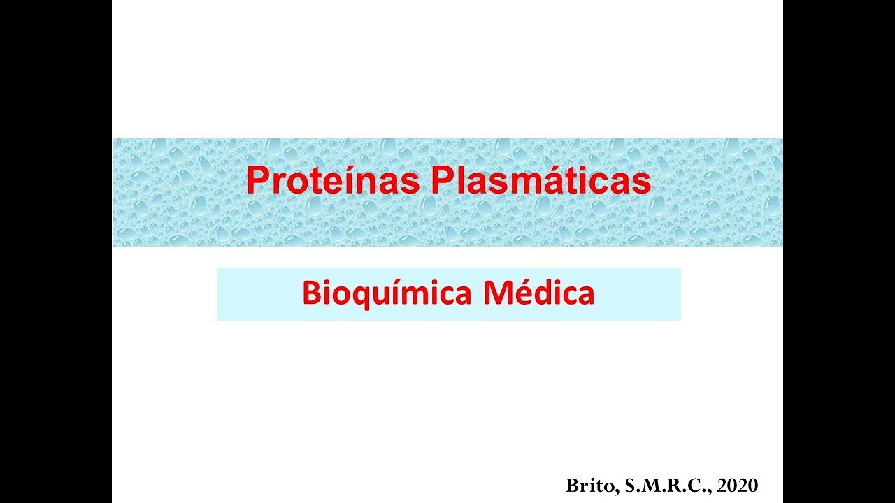 Proteinas plasmáticas