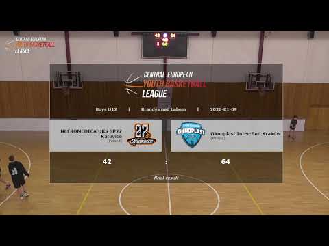 CEYBL U12, 9. 1. 2026, Nefromedica UKS SP27 Katowice - Oknoplast Inter-Bud Kraków