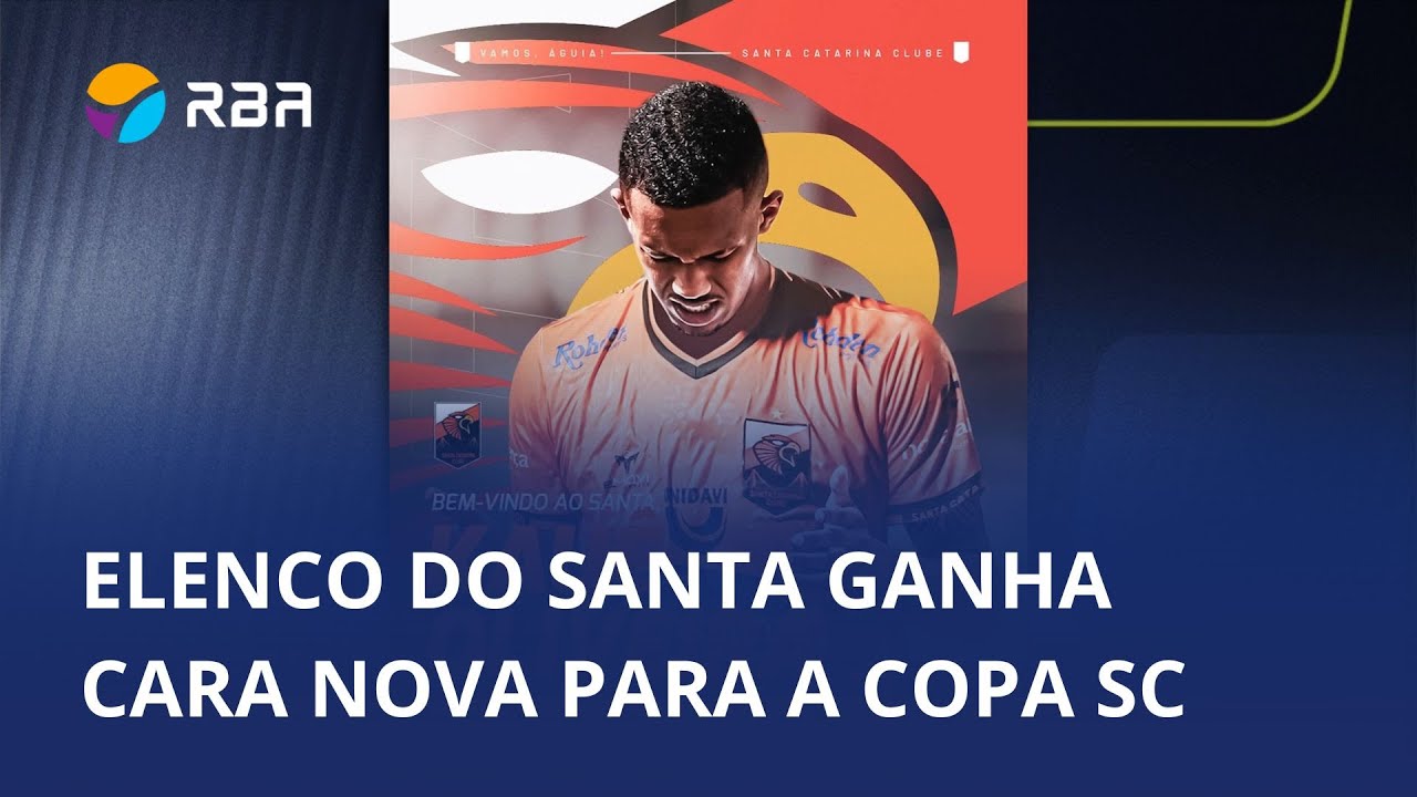 Reforços no gramado: Santa apresenta novas peças para a Copa SC
