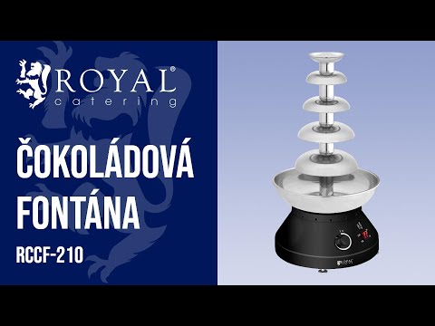 Video - Čokoládová fontána - 5 poschodí - 4 l