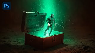 Create a Surreal Diver Photo Manipulation - Photoshop Fantasy Art Tutorial