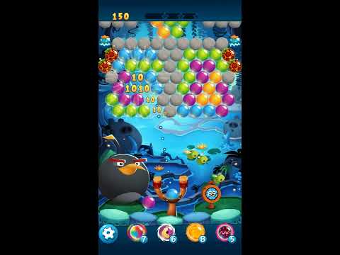 Angry Birds POP Bubble Shooter - Level 101. Gameplay Android walkthrough