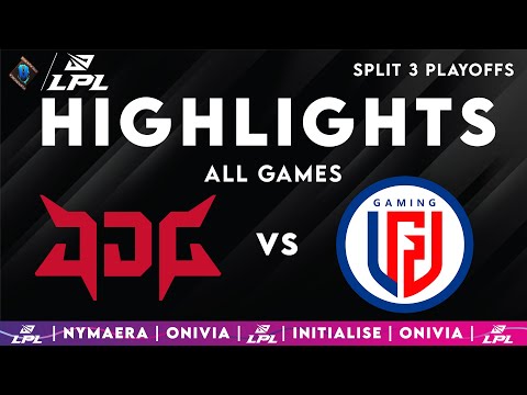 JDG vs LGD Highlights ALL GAMES | LPL Playoffs 2025 | JD Gaming vs LGD Gaming by Onivia