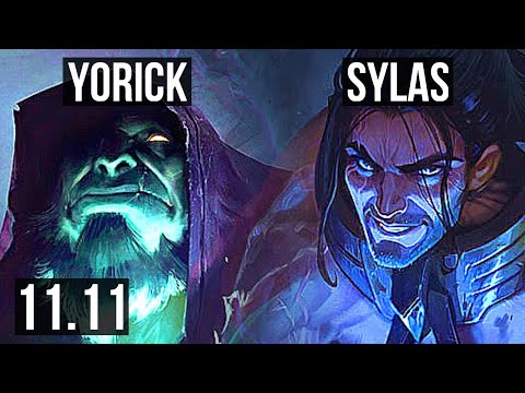 YORICK vs SYLAS (TOP) | Rank 6 Yorick, 900+ games, 1.2M mastery, 7/3/14 | EUW Grandmaster | v11.11