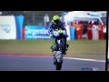 Stand up wheelie by Valentino Rossi