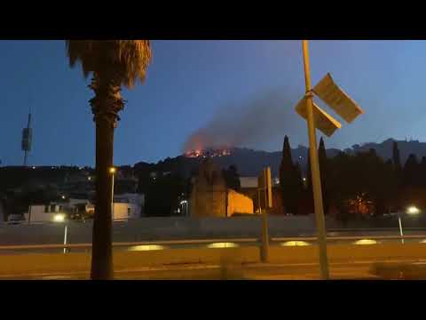 Un nuevo incendio azota Collserola